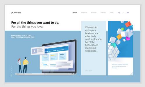 網(wǎng)站和移動(dòng)網(wǎng)站開發(fā)網(wǎng)頁(yè)設(shè)計(jì)的矢量插圖概念.易于編輯和自定義照片